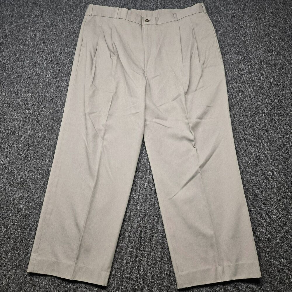 Vintage Levi’s Sevens Exact Trousers Men’s 38x27 Gray Pleated Pants USA 1990s
